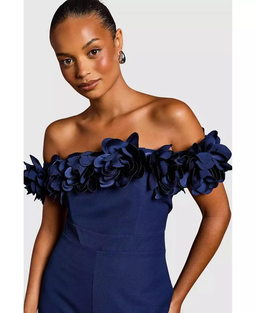 Coast Women's 3D Flower Bardot Jumpsuit 4