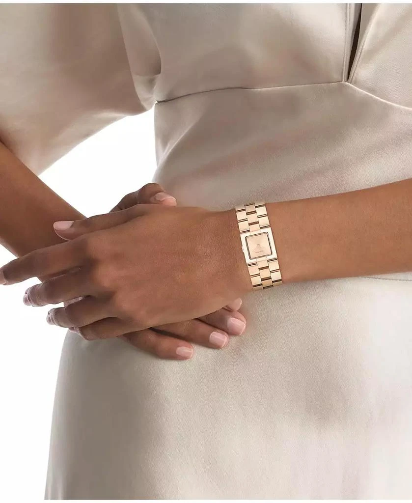 Calvin Klein Women's CK Meridian Rose Gold Tone Stainless Steel Bracelet Watch, 22mm 4