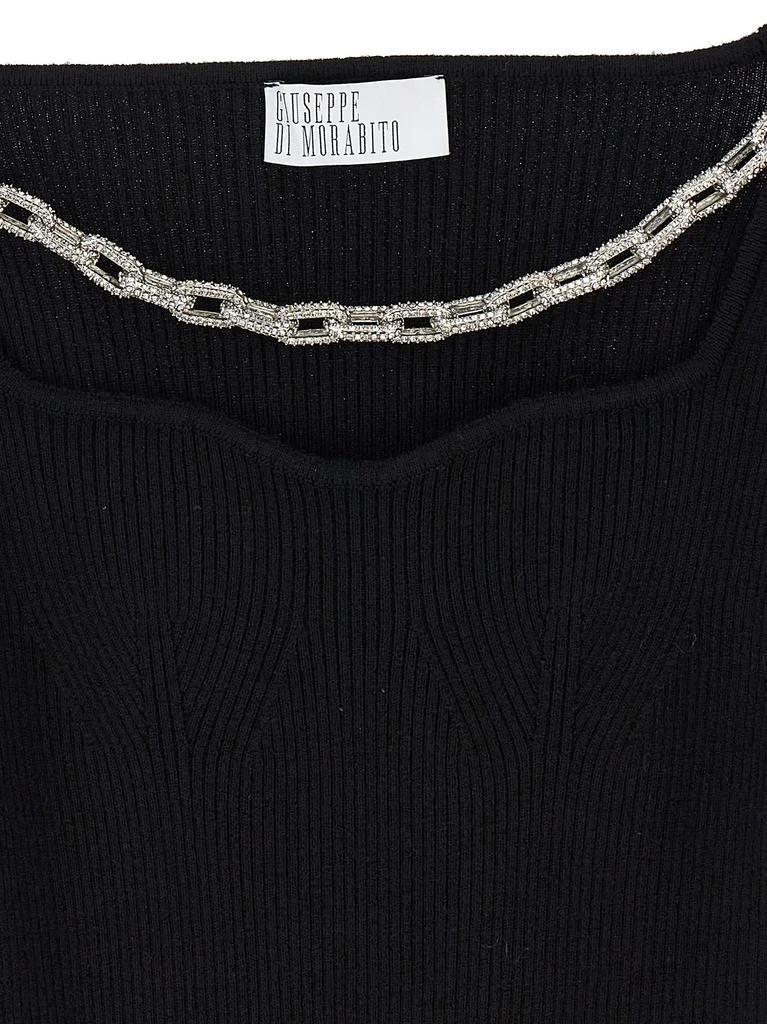 GIUSEPPE DI MORABITO Jewel Chain Sweater 2