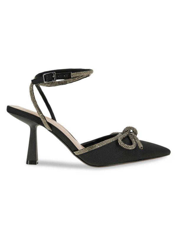 BCBG Ildy Rhinetone Bow Pumps