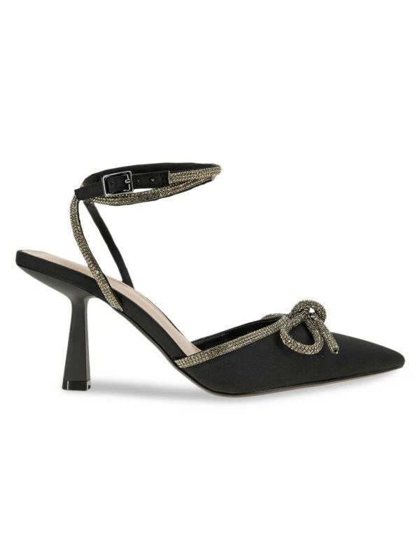 BCBG Ildy Rhinetone Bow Pumps 1