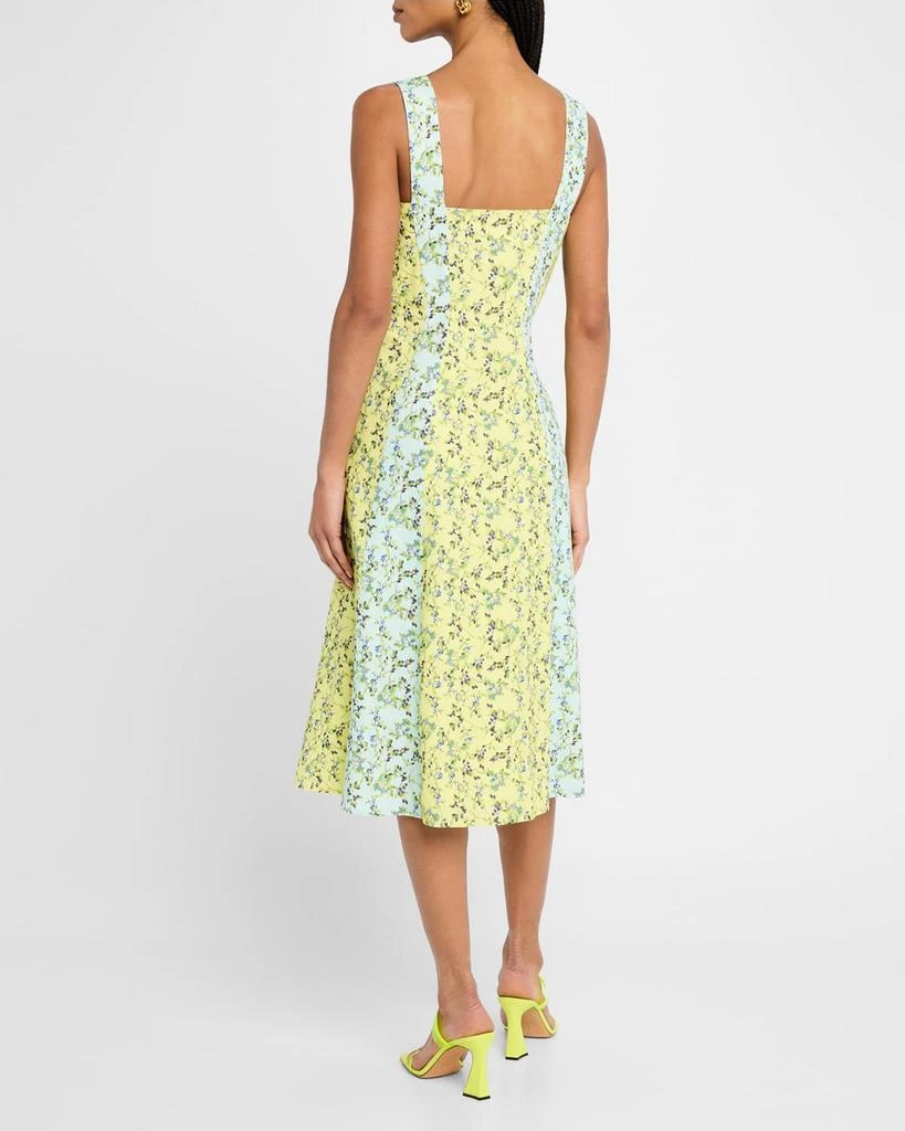 Rachel Antonoff Sloane Sleeveless Floral Midi Dress 3