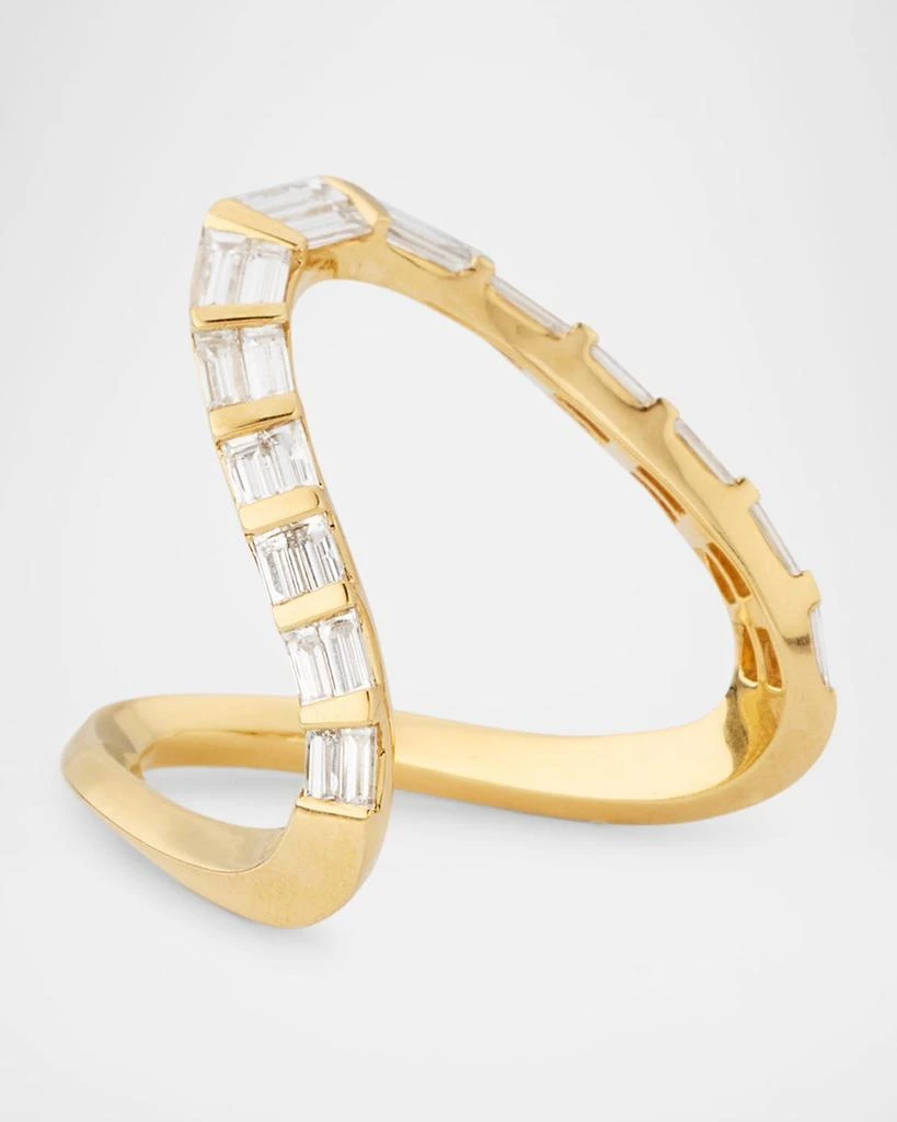 Anita Ko Ulla 18K Yellow Gold Baguette Diamond Ring, 1.30tcw 5