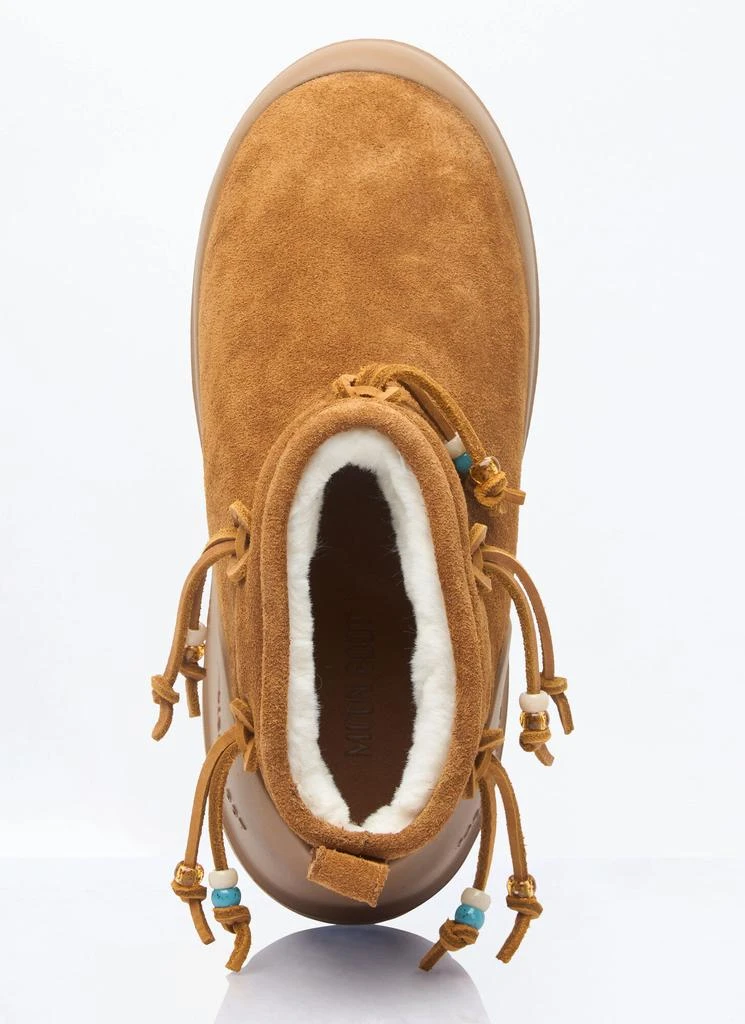 Moon Boot Luna Low Beads Suede Boots 7
