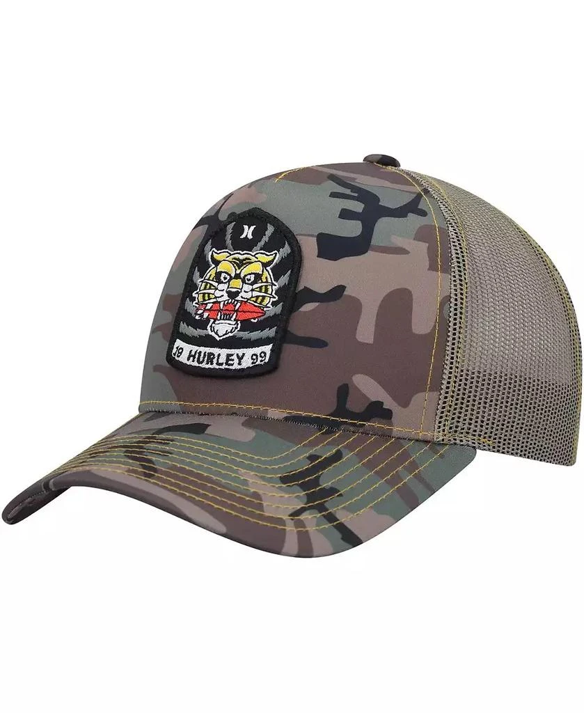 Hurley Men's Camo Wild Things Trucker Snapback Hat 1