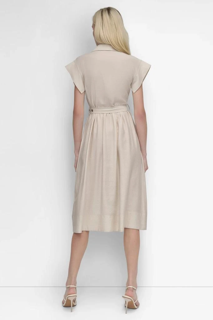 DKNY SHIRT DRESS WITH GROMET BELT 2