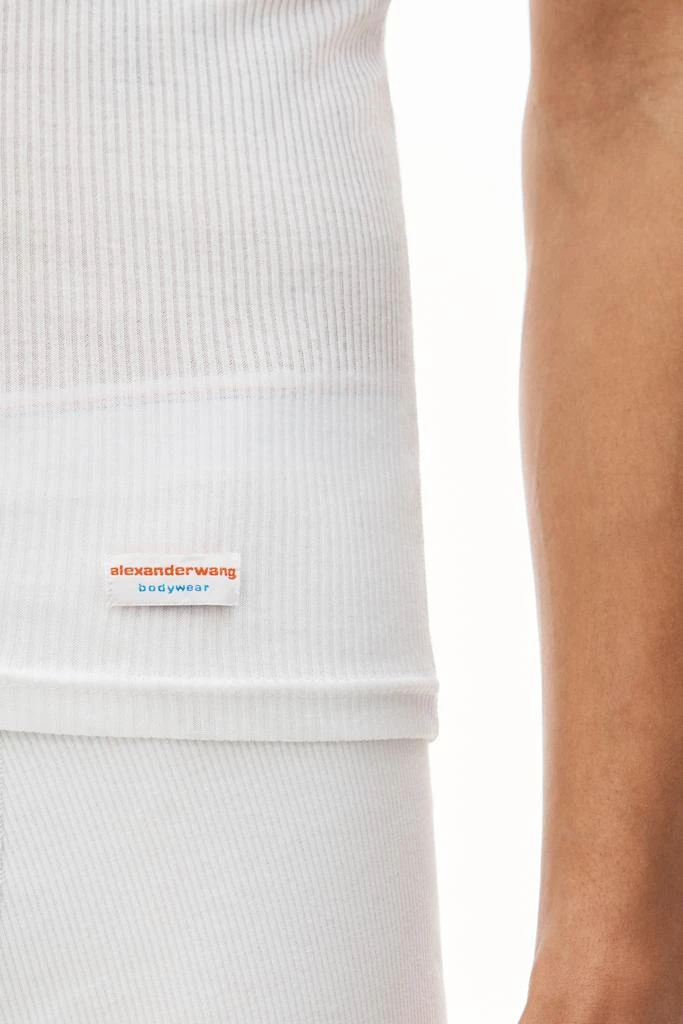 Alexander Wang ribbed cotton racerback tank top 5