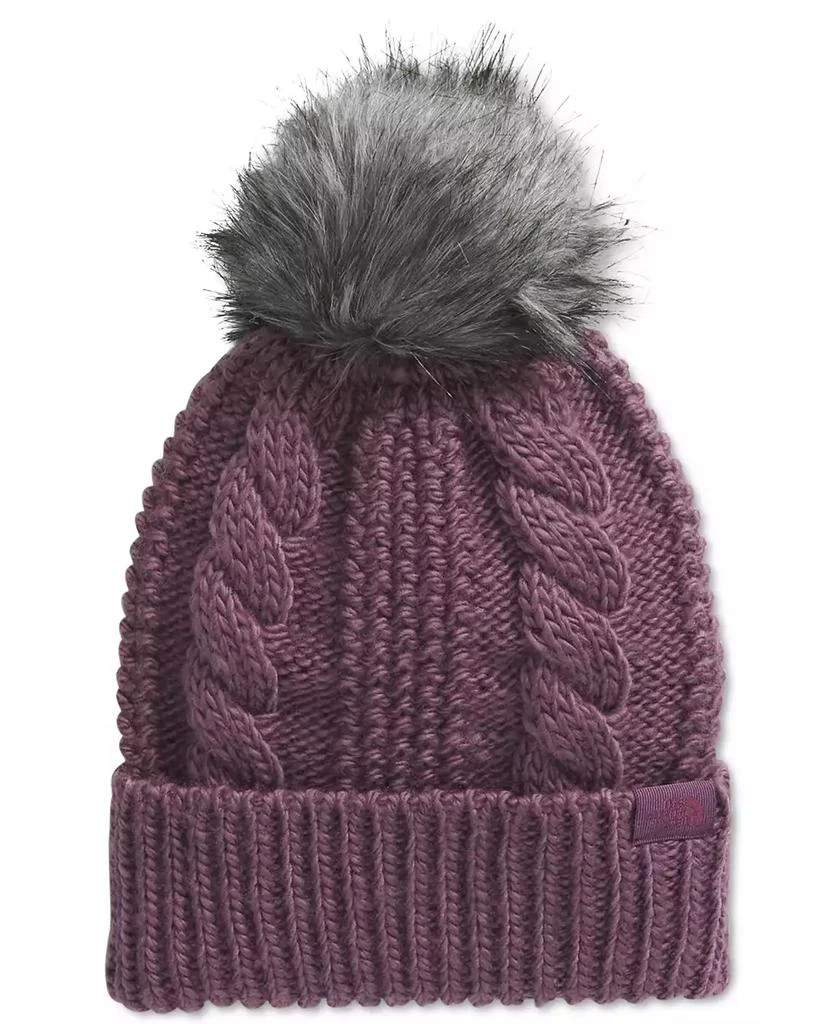 The North Face Women's Oh Mega Faux-Fur Pom Beanie 1