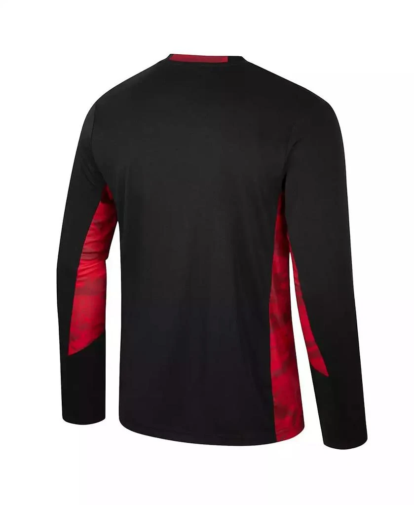 Colosseum Men's Black Ohio State Buckeyes Big Tall On Honor Long Sleeve T-Shirt 3