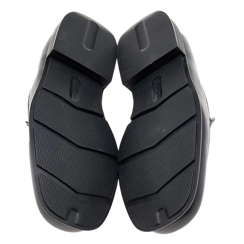 Salvatore Ferragamo Salvatore Ferragamo Black Leather Slip On Penny Loafers Size 41 6
