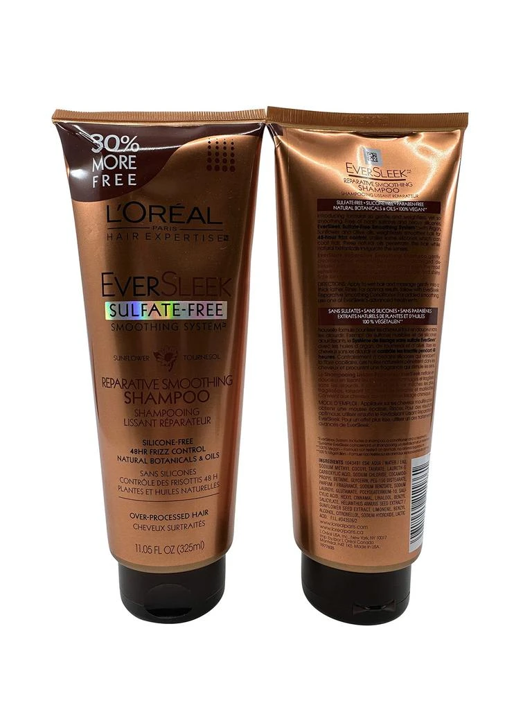 L'Oreal Paris L'Oreal Eversleek Reparative Smoothing Shampoo 11.05 OZ Set of 2 2