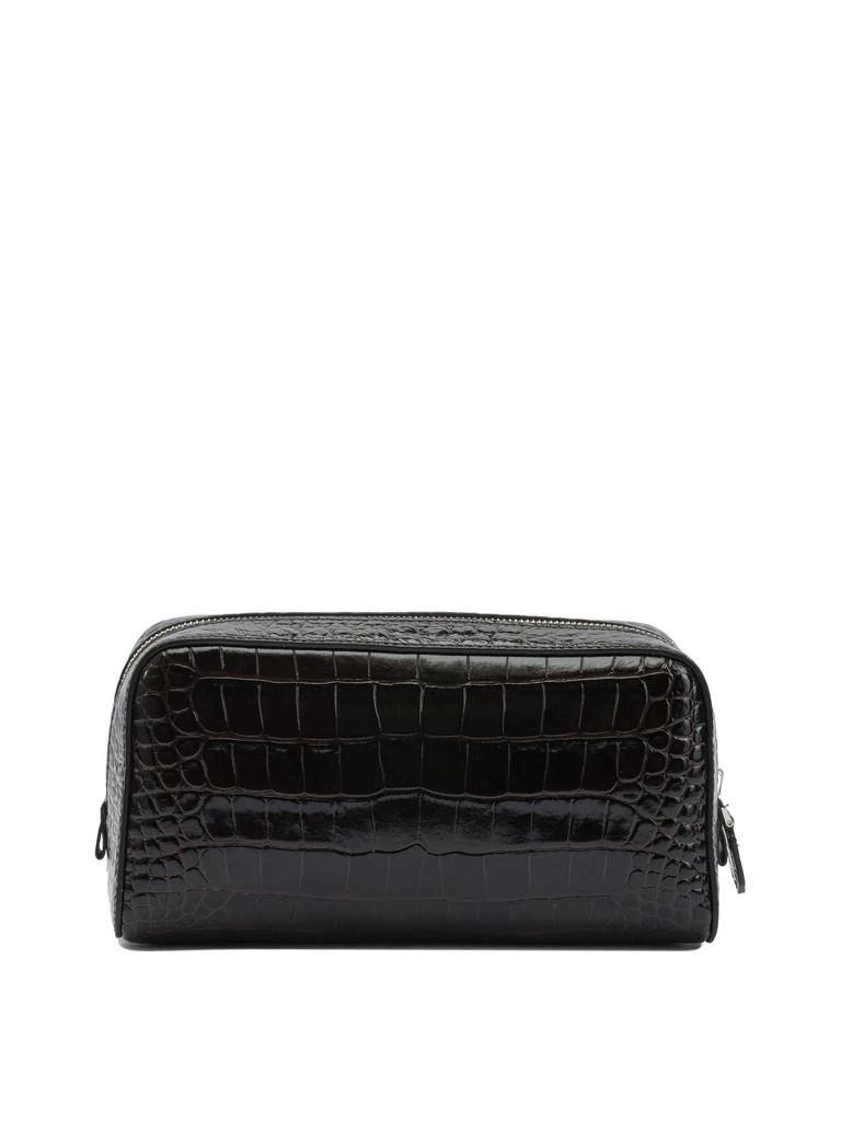 Tom Ford Tom Ford Embossed Zipped Wash Bag 2