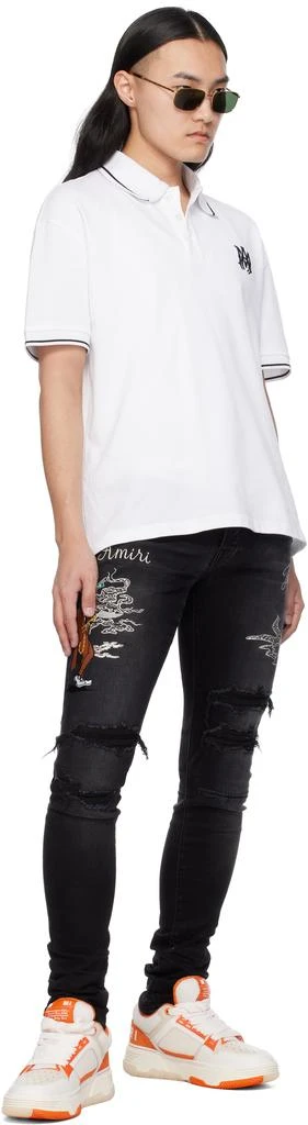 AMIRI White & Yellow MA-1 Sneakers 5