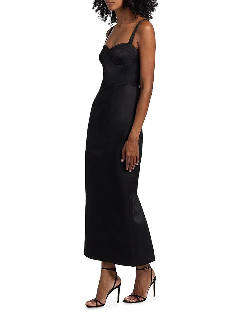 Toccin Solene Bustier Sculpted Midi-Dress 4