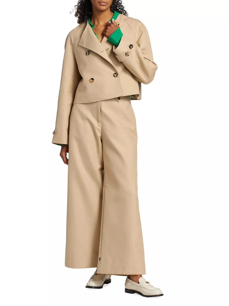 Rosetta Getty 2-In-1 Cotton Double-Layered Trench Coat 9