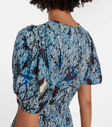 Ulla Johnson Thelma printed midi dress 6