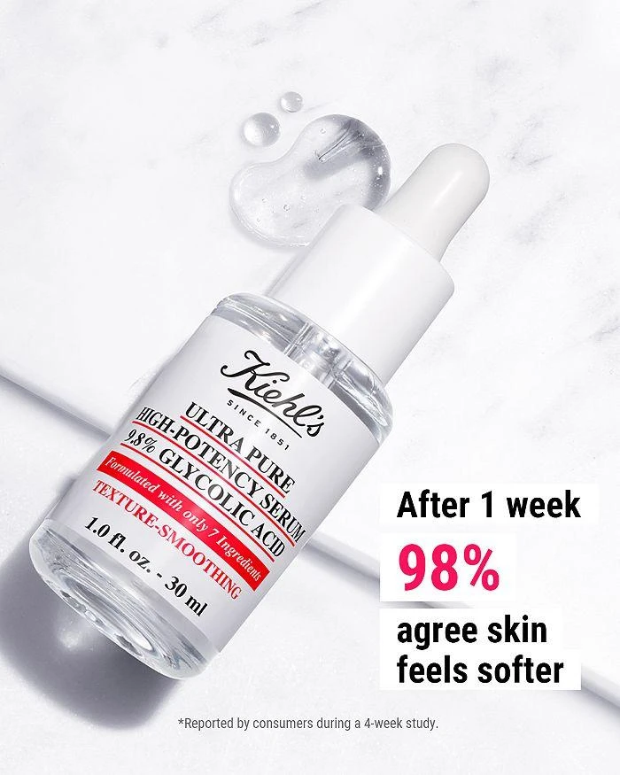 Kiehl's Ultra Pure High-Potency Serum 9.8% Glycolic Acid 1 oz. 3