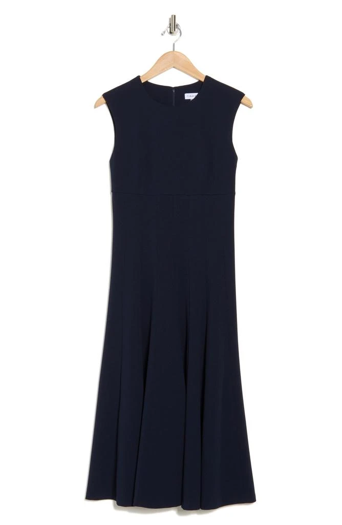 Calvin Klein Scuba Crepe Fit & Flare Dress 3