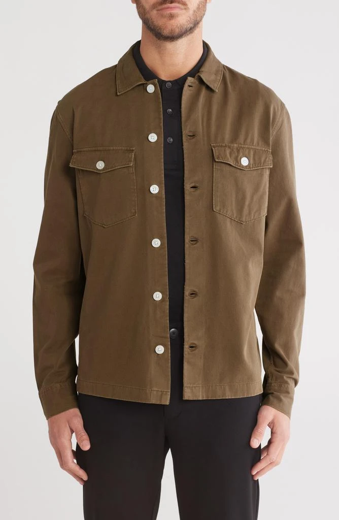ALL SAINTS Aerial Long Sleeve Cotton Button-Up Shirt 1