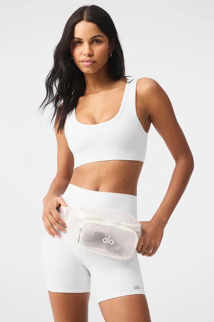 Alo Sheer Fanny Pack - White 2