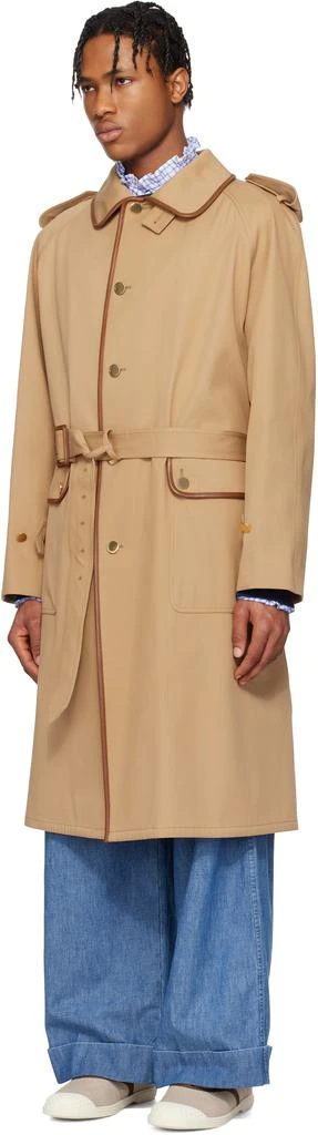 Valentino Tan Belted Trench Coat 4