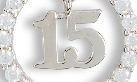 Argento Vivo Sterling Silver Quince CZ Pendant Necklace 3