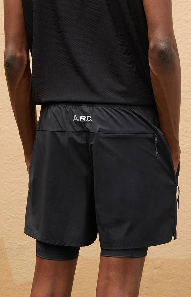 A.R.C. Active Black Running Shorts 5