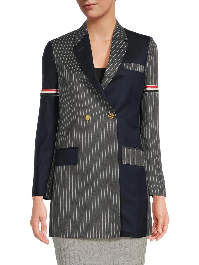 Thom Browne Double-Breasted Elongated School Uniform Sport Coat 1