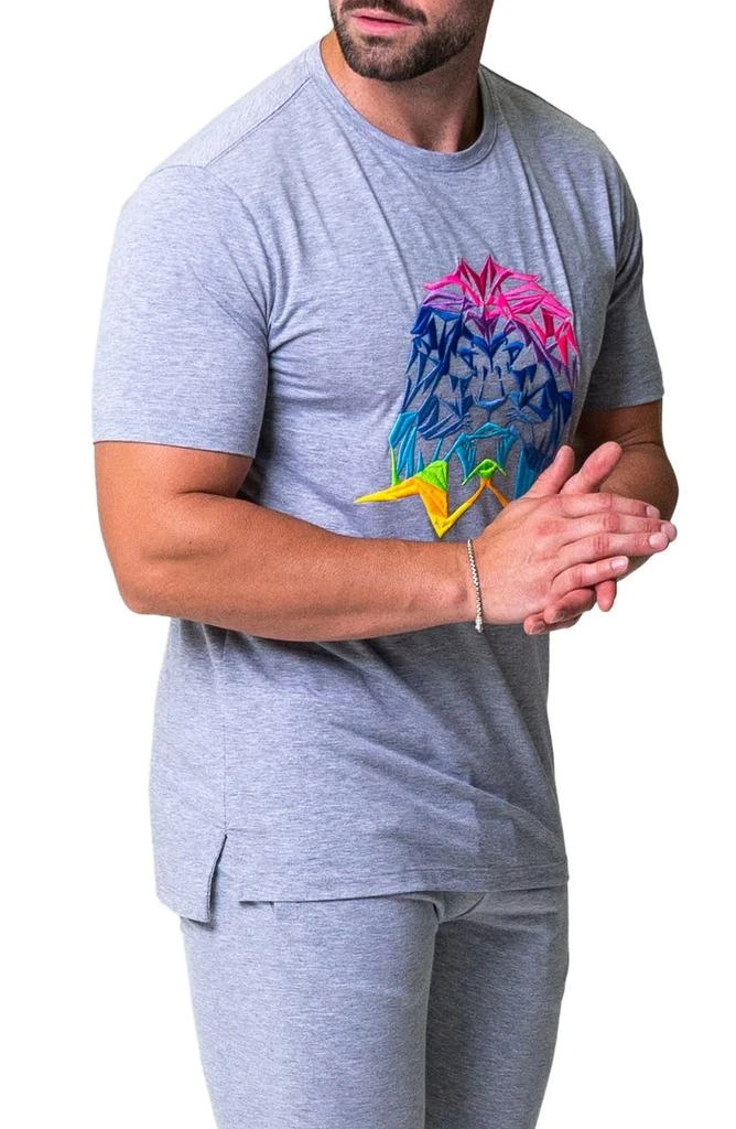 Maceoo Neon Cotton Stretch Graphic T-Shirt 5