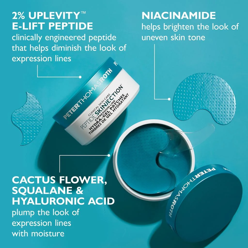 Peter Thomas Roth Peter Thomas Roth Peptide Skinjection Expression Line Hydra-Gel Patches 50ml 2