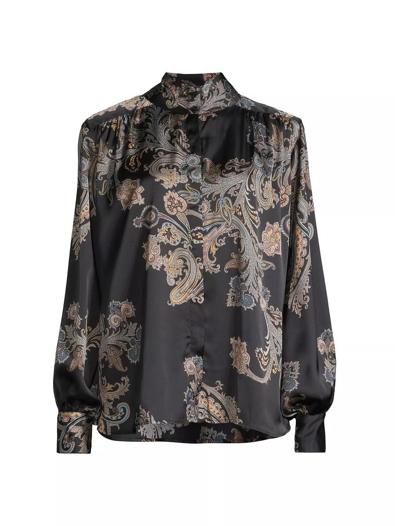 Karmamia Noelle Printed Satin Blouse 1