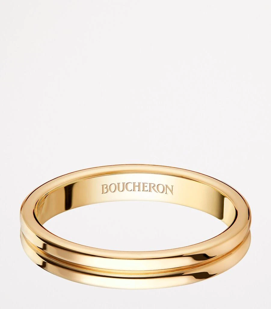 Boucheron Yellow Gold Quatre Godron Ring 2