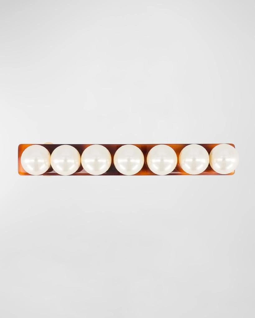 Alexandre de Paris Swarovski Pearly French Barrette 1