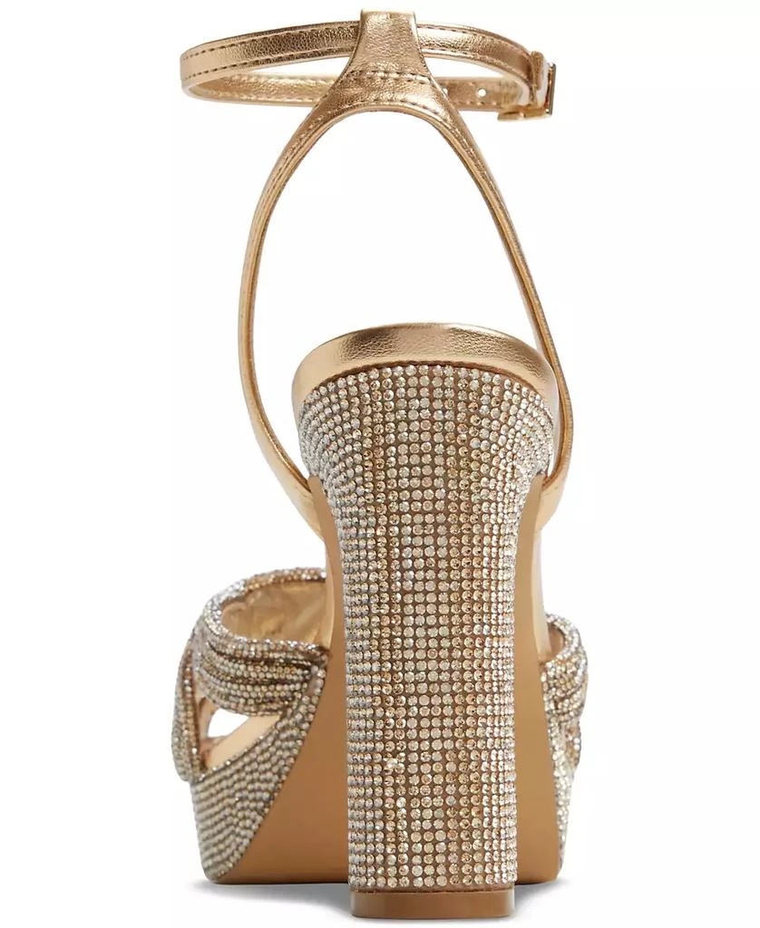ALDO Women's Shimma Rhinestone Platform Dress Sandals 3