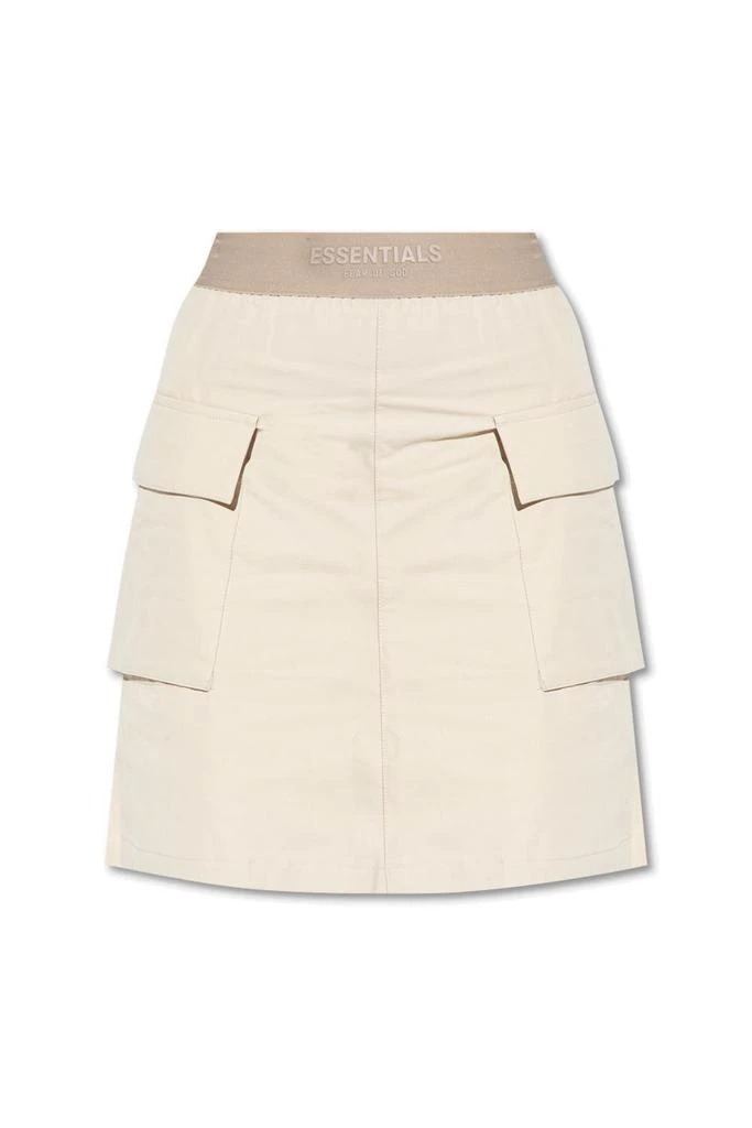 Essentials Fear Of God Essentials Elastic Waist Mini Skirt 1