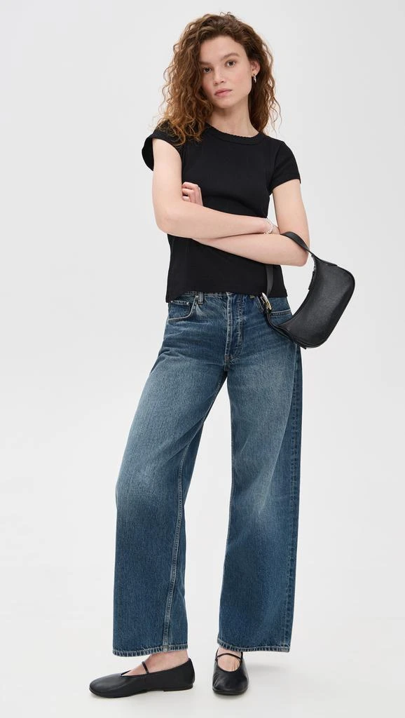 Marea Pointelle Crew Neck Tee 4