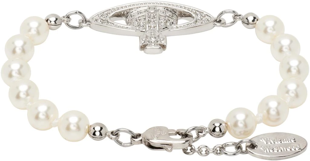 Vivienne Westwood Mini Bas Relief Pearl Bracelet 2