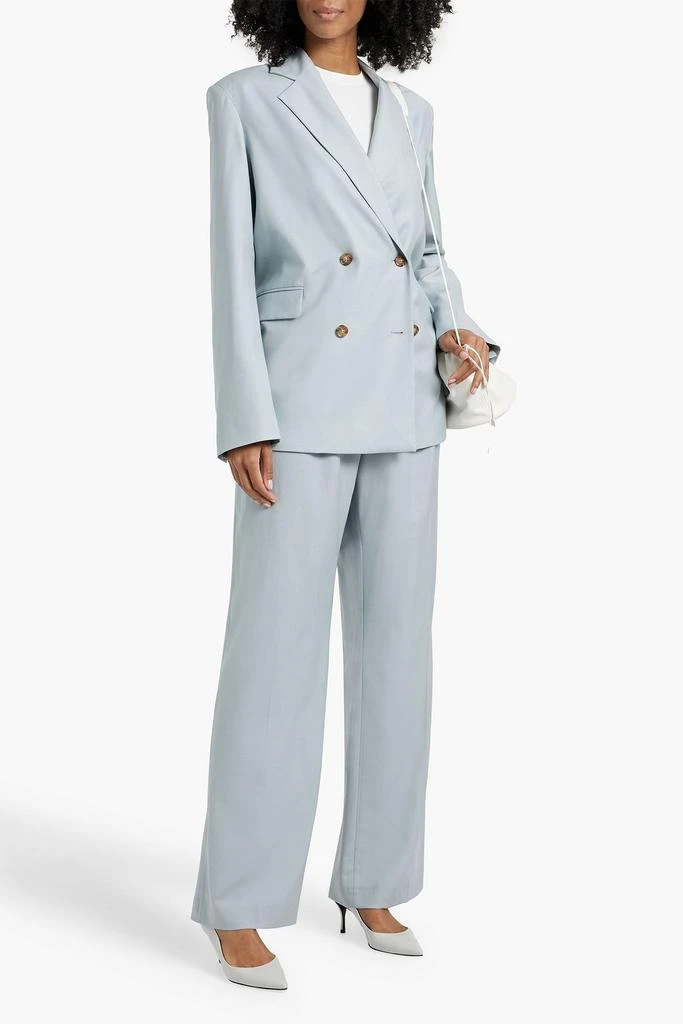 Loulou Studio Donau double-breasted wool-twill blazer 2
