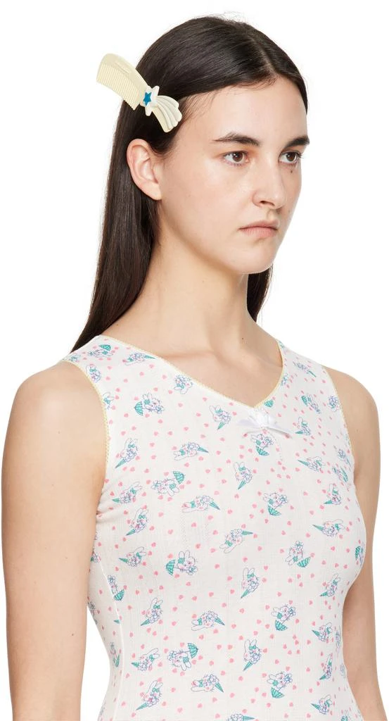 Ashley Williams Beige Shooting Star Comb Hair Clip 3