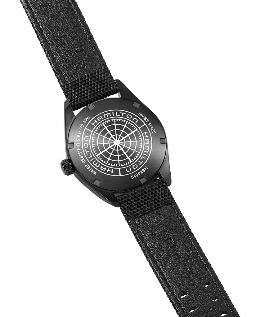 Hamilton Men's Swiss Khaki Field Black Rubber Strap Watch 40mm H68401735 3