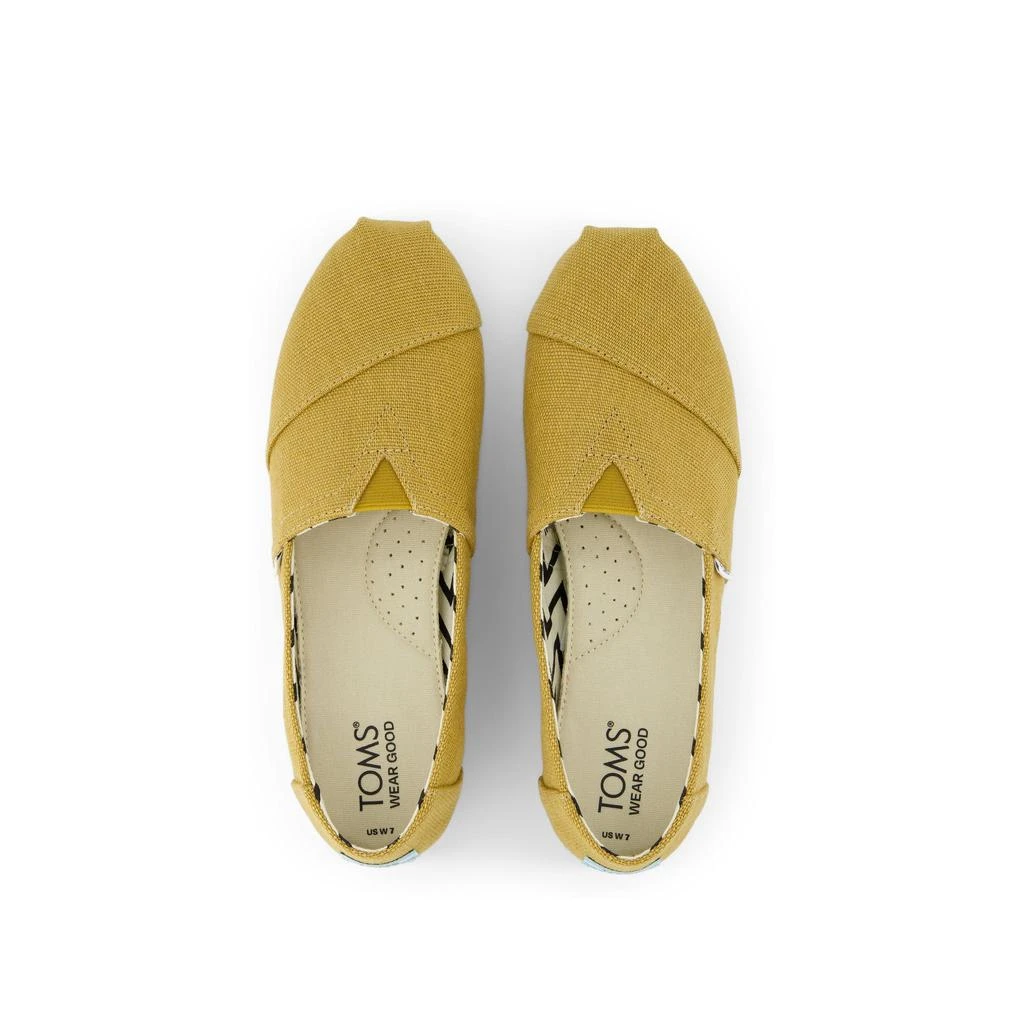 TOMS Shoes Classic Alpargata Golden Honey Heritage Canvas 5