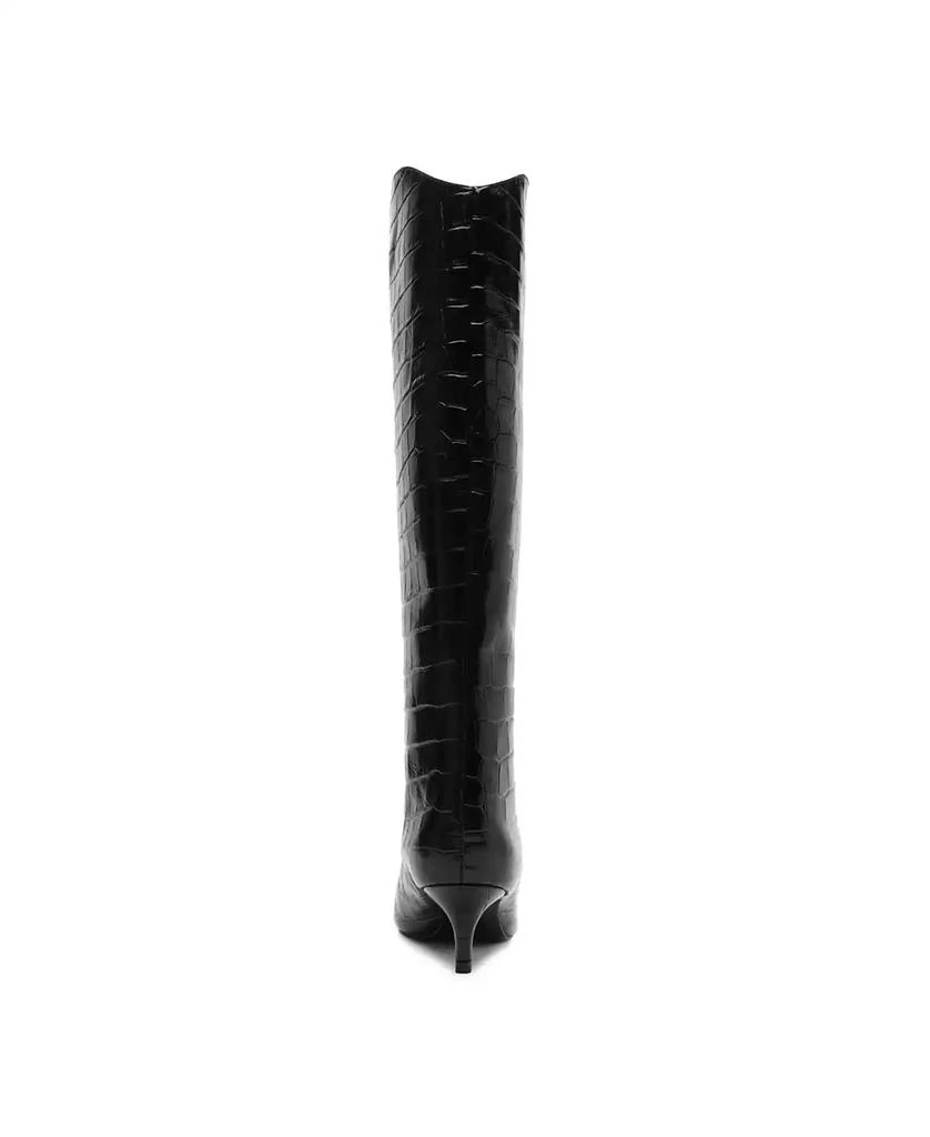 Schutz Women's Maryana Lo Wide Pointed Toe Knee High Boots 7