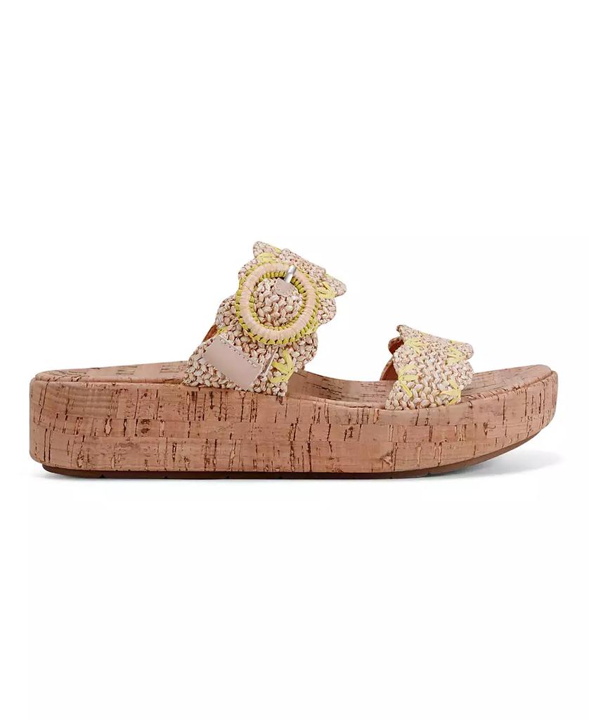 Earth Women's Subtle Woven Slip-On Platform Sandals