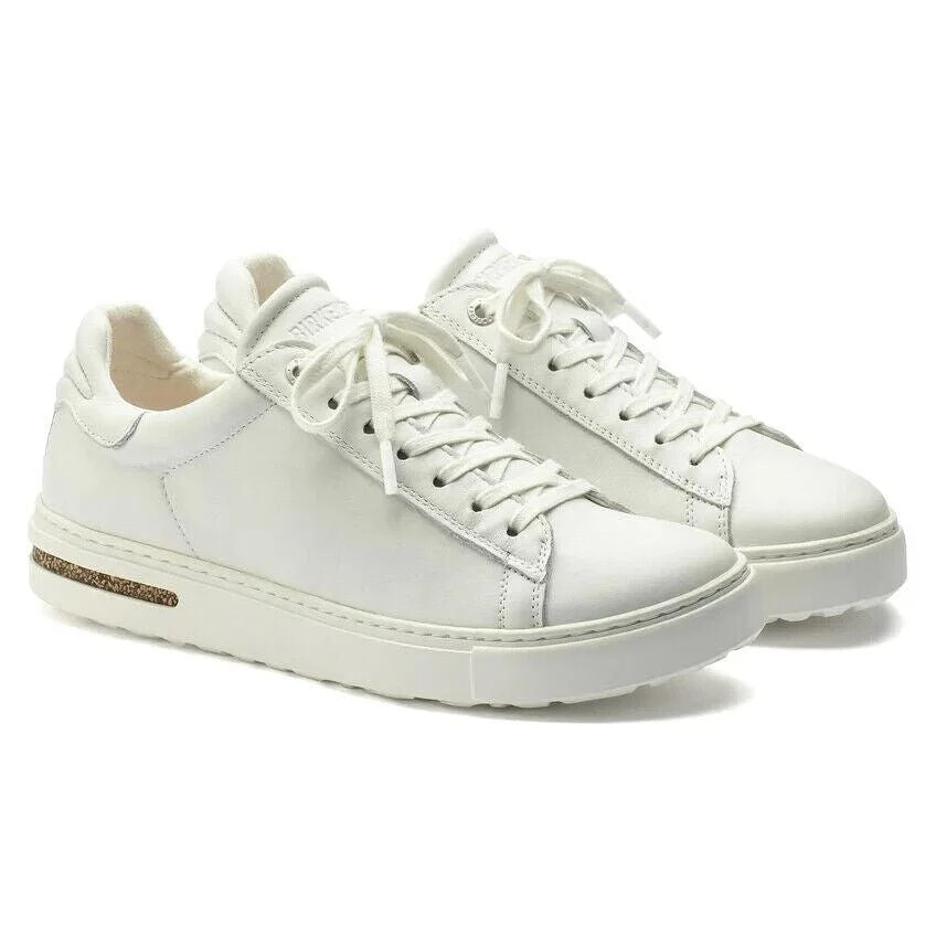 Birkenstock Bend 1017724-100 Sneaker Unisex White Leather Lifestyle Shoe ZPO2035 1