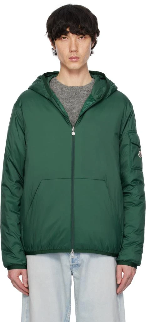Moncler Green Monteynard Hooded Short Down Jacket 1