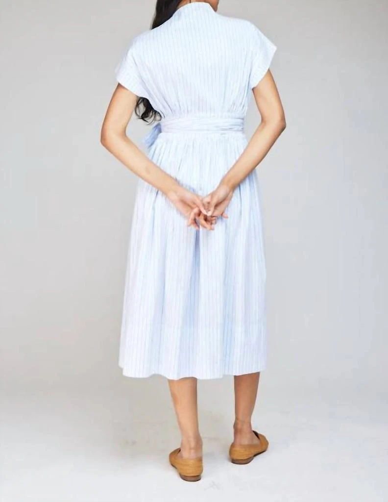 love binetti Noah Dress In Dew Striped 2