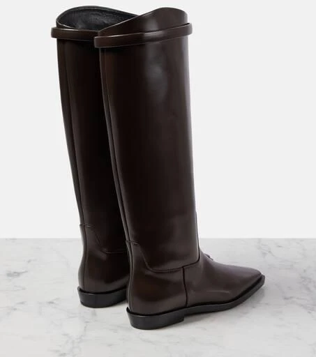 Totême Leather knee-high boots 3