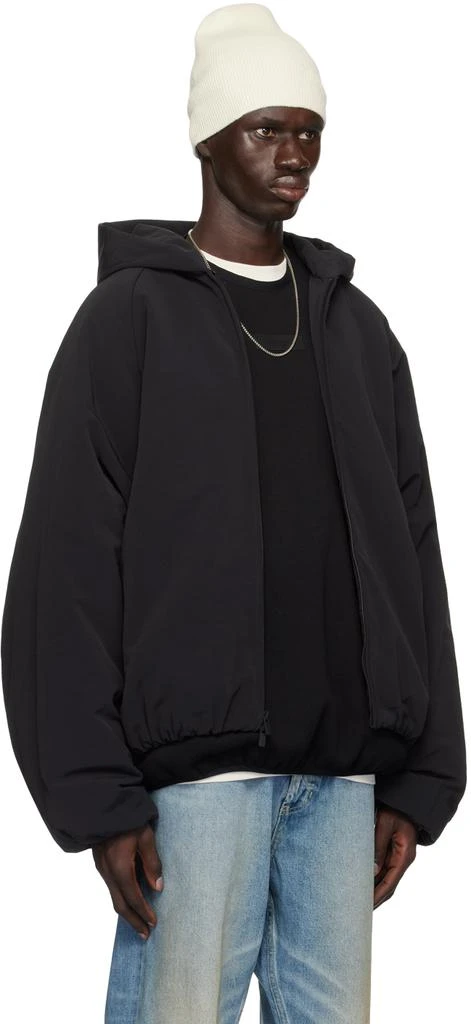 Essentials Black Military Nylon Jacket 2