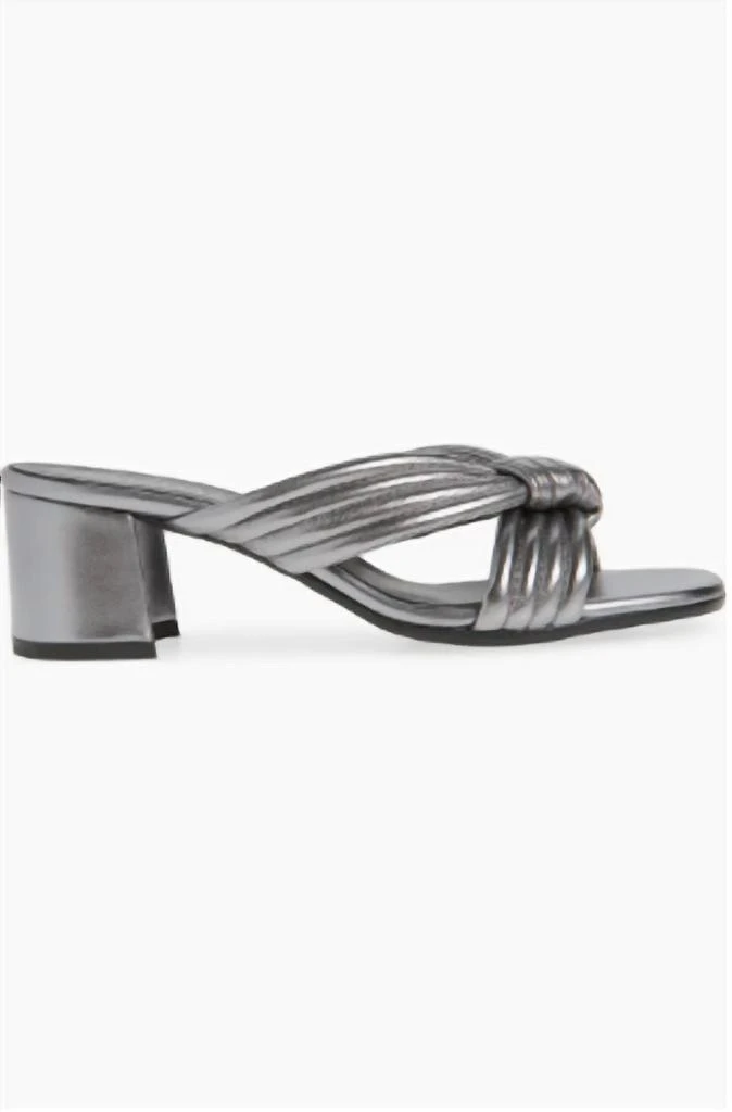 CORDANI Women
s Imani Metallic Slide Sandal In Pewter 3