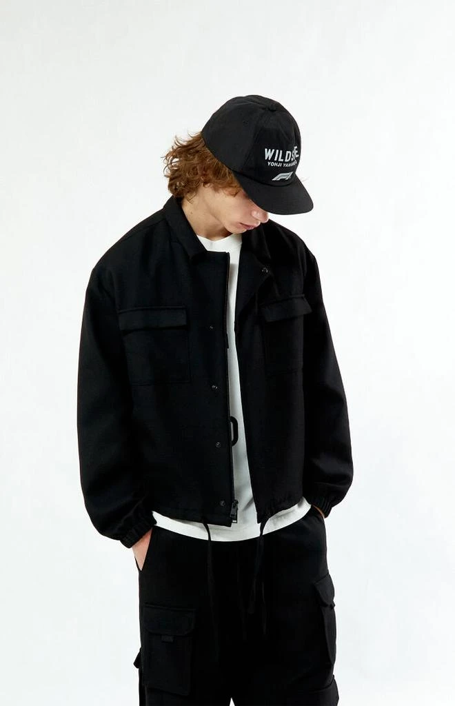Formula 1 x Wildside Yohji Yamamoto x PacSun Black Logo Dad Hat 2